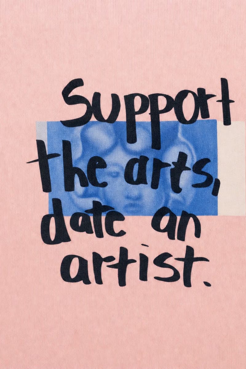 Forfksake Support The Art And Date An Artist Baby Tee