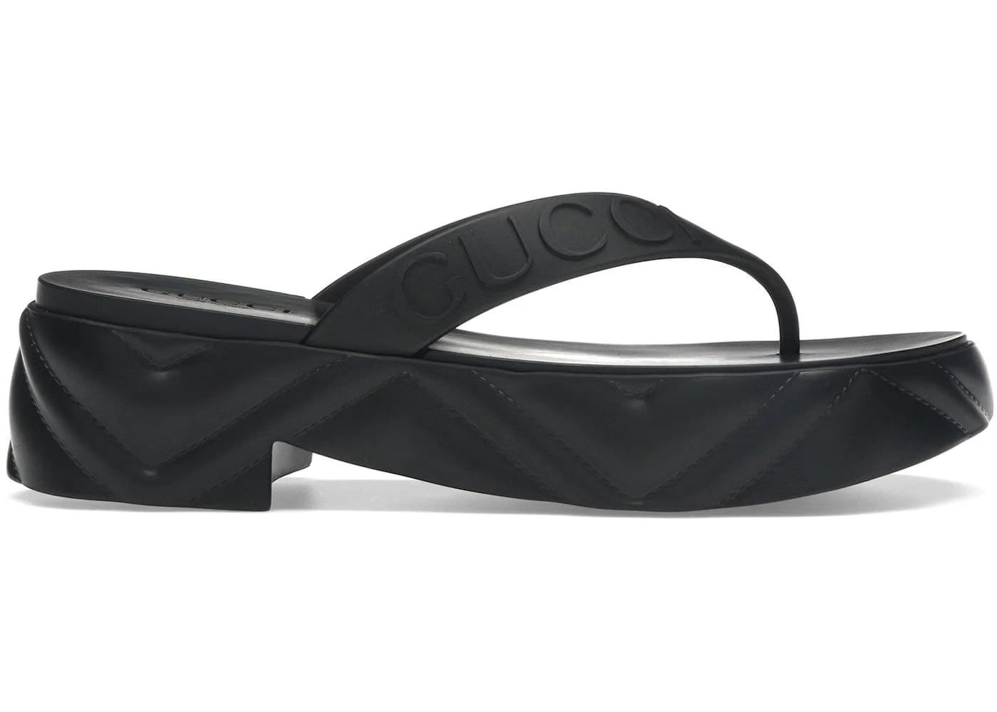 Gucci Thong Platform Sandal Black (Women's)