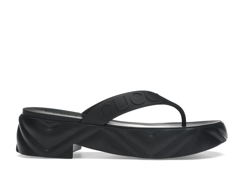 Gucci Thong Platform Sandal Black (Women's)
