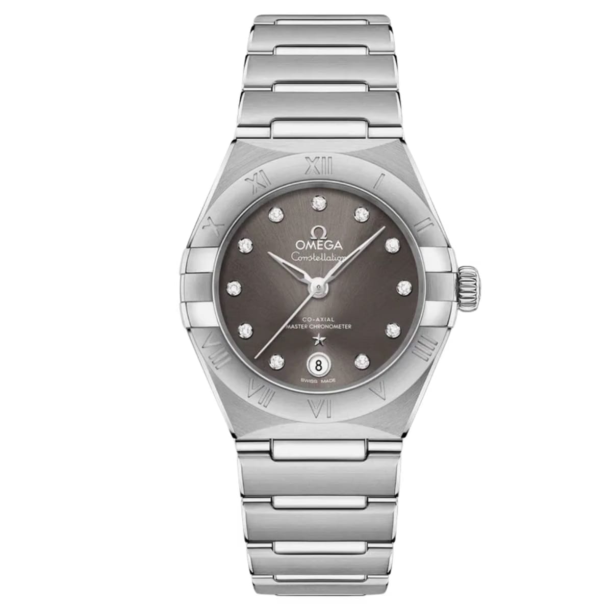 Omega Constellation 131.10.29.20.56.001 Co‑Axial Master Chronometer Grey Dial Stainless Steel Strap Watch WMNS