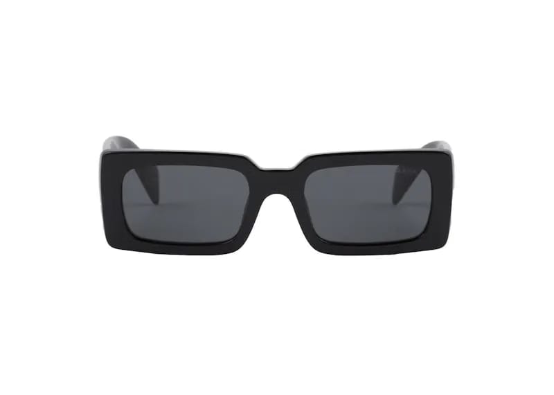 Prada Rectangle Sunglasses Black (SPRA07 1ABFS0)