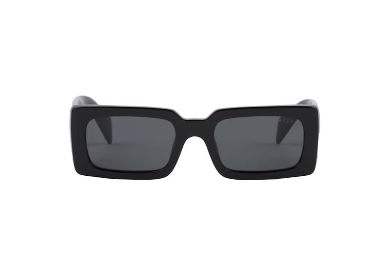 Prada Rectangle Sunglasses Black (SPRA07 1ABFS0)