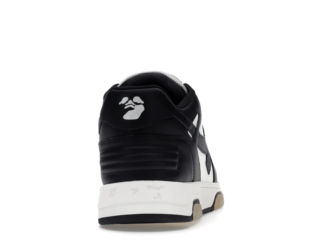 OFF-WHITE Out Of Office OOO Low Tops White Black White