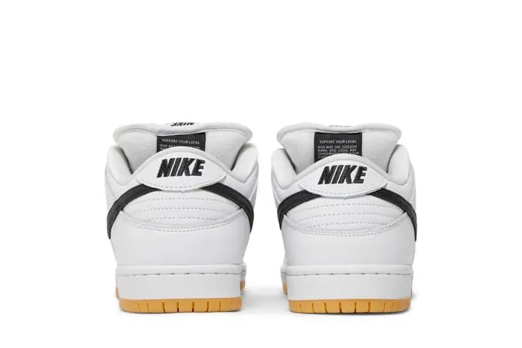 SB Dunk Low White Gum
