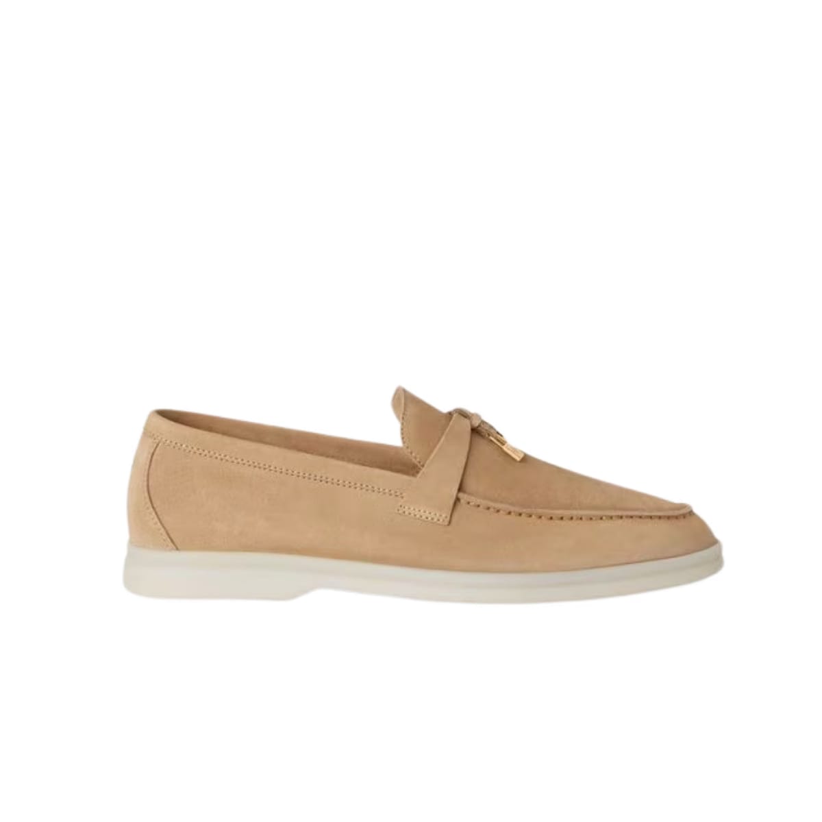 Loropiana Summer Charms Walk Loafer Suede Sandstone