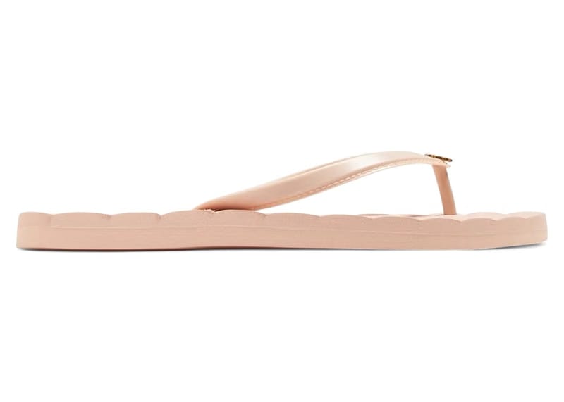 Tory Burch Kira Flip Flops Meadowsweet Gold Pink (Women's)
