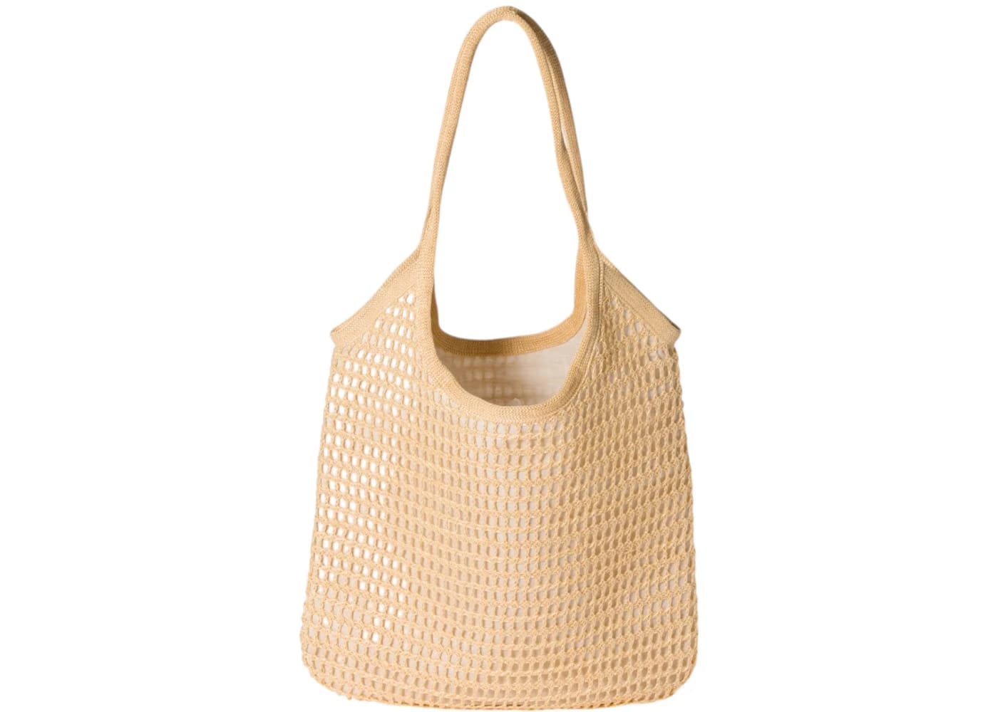 Miu Miu IVY Raffia-Effect and Linen Bag Natural