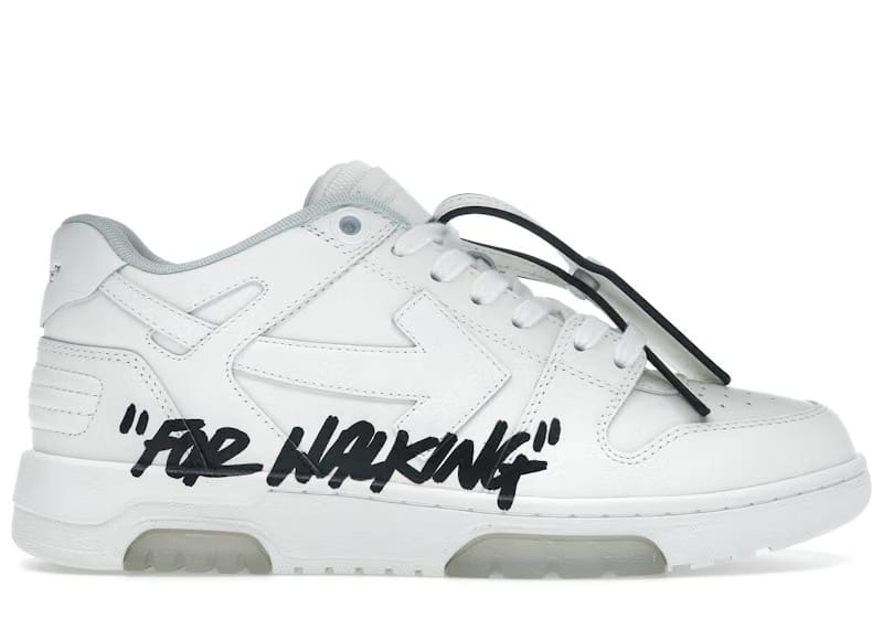 OFF-WHITE Out Of Office OOO Low Tops For Walking White