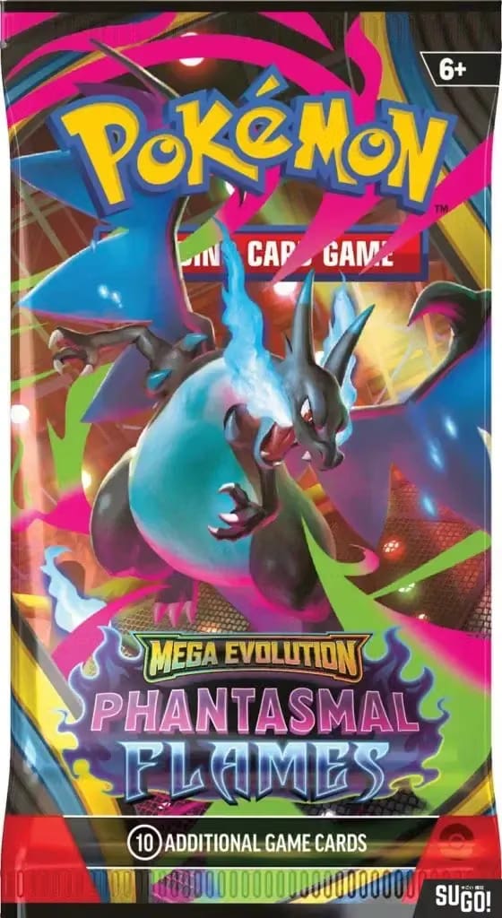Pokemon TCG Mega Evolution Phantasmal Flames Booster Pack (English Ver.)