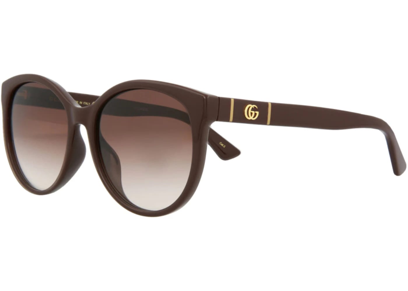 Gucci Cat Eye-Frame Injection Sunglasses Brown Brown Brown (GG0636SK-30008627-003)
