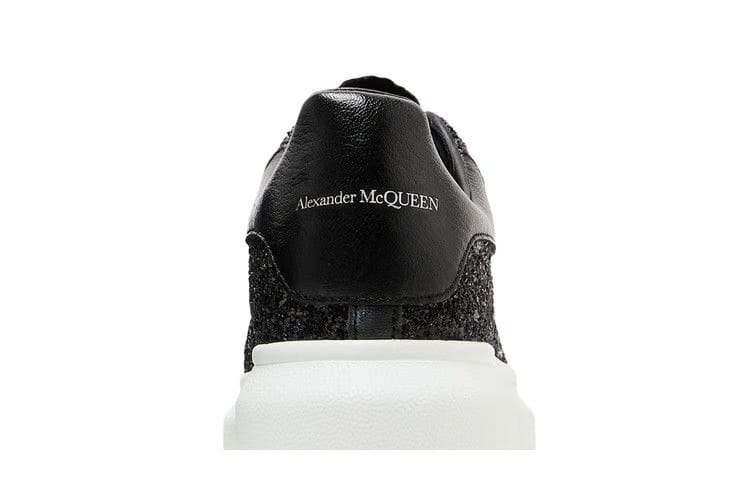Alexander McQueen Wmns Oversized Sneaker 'Black White Glitter'