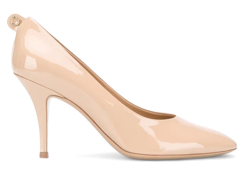 Ferragamo Gancini Pointed-Toe Pumps Neutrals (Women's)