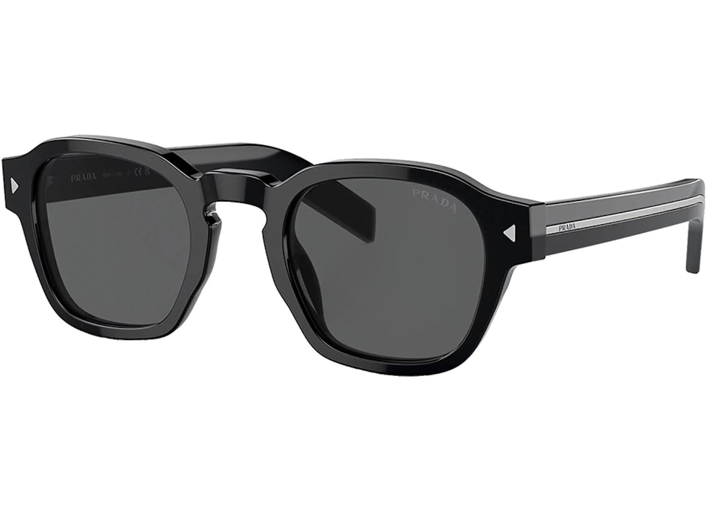 Prada Square Sunglasses Black Pr_A16S_16K731_49Mm