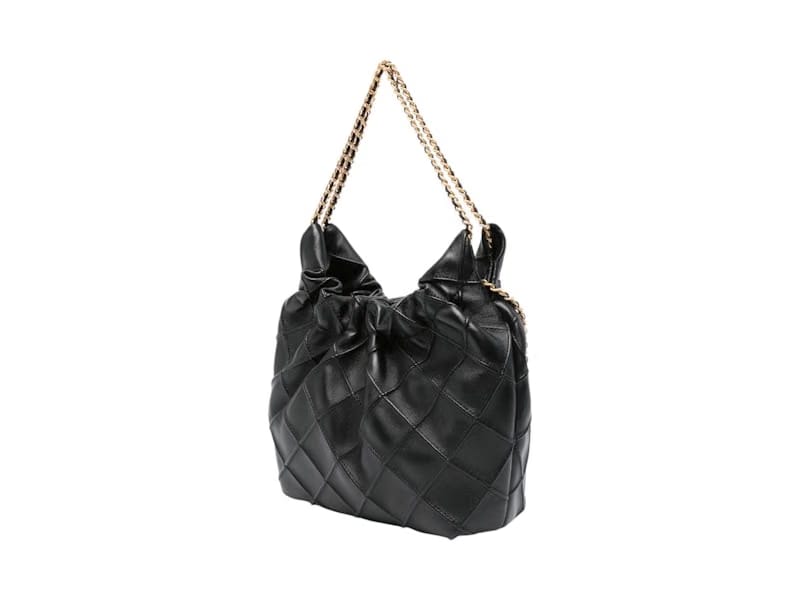 Tory Burch Fleming Mini Hobo Bag Black