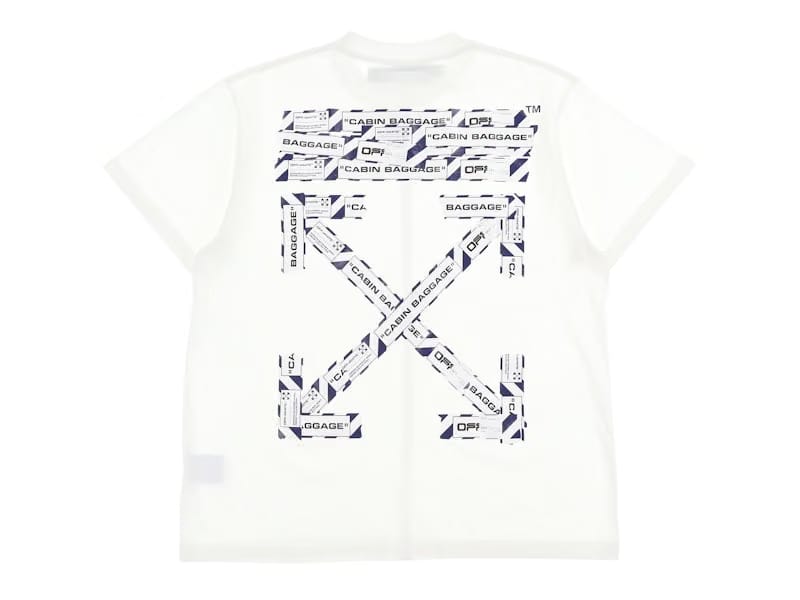 OFF-WHITE Oversized Fit Airport Tape T-Shirt White