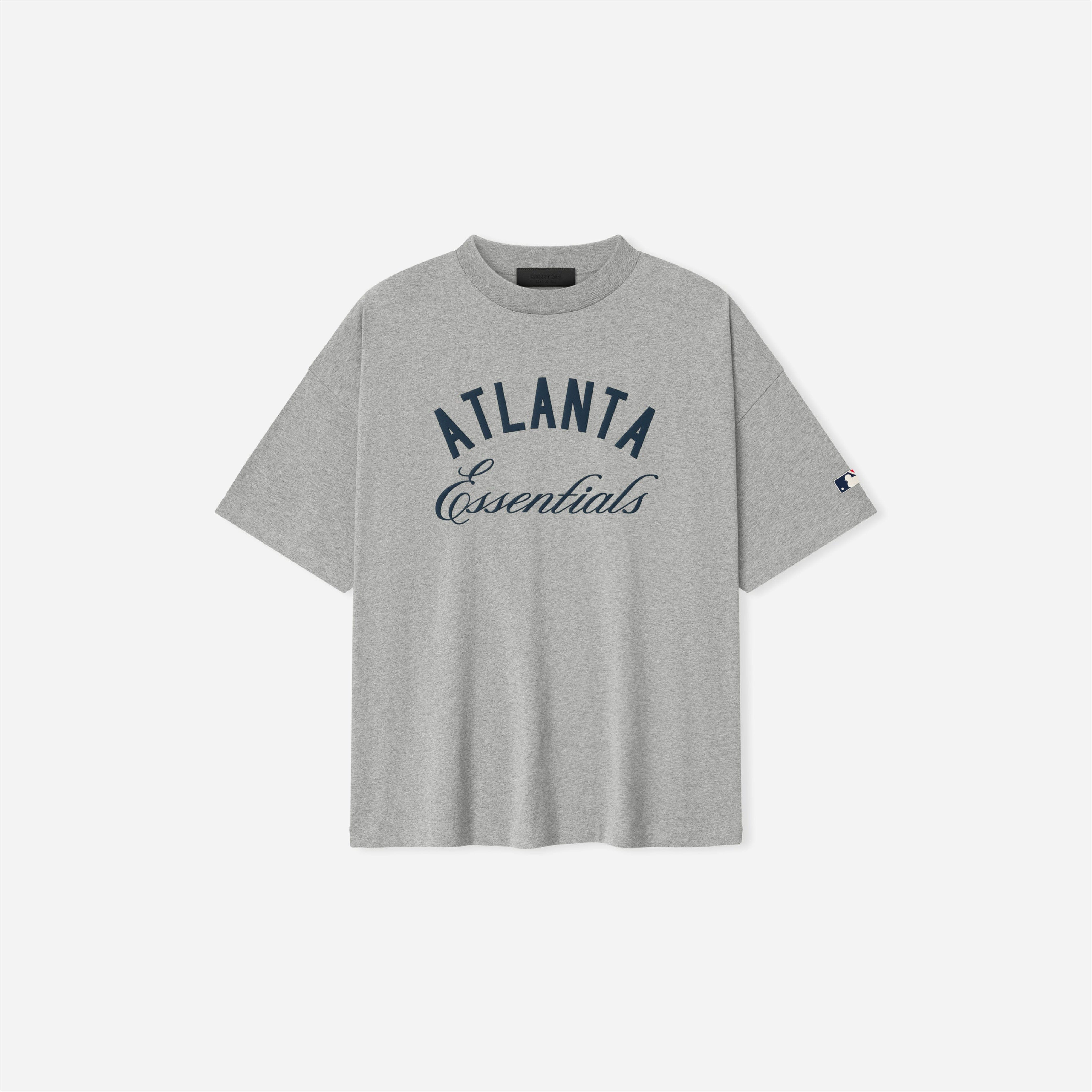 Fear Of God Essentials Braves 90s T-Shirt Concrete Heather