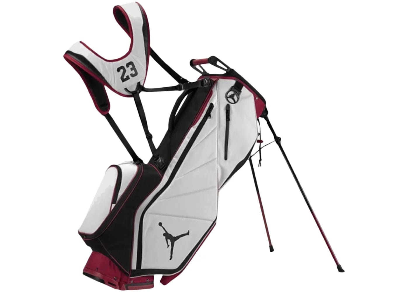 Jordan Fade Away Golf Bag White/Varsity Red