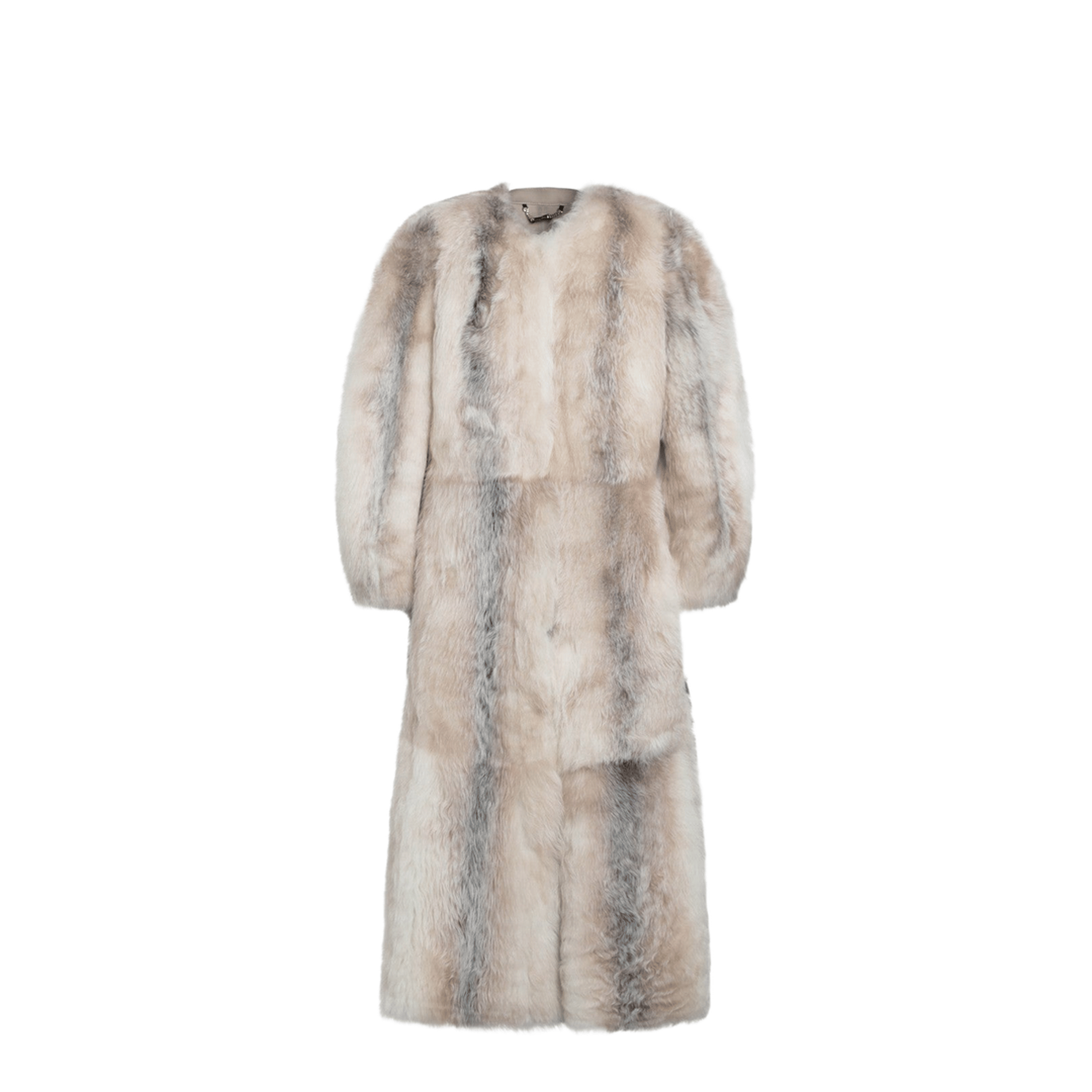 White Dorsato Shearling Coat