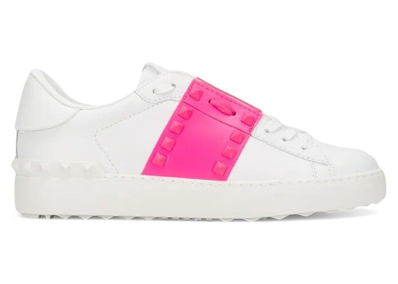 Valentino Garavani Rockstud Untitled White Pink (Women's)