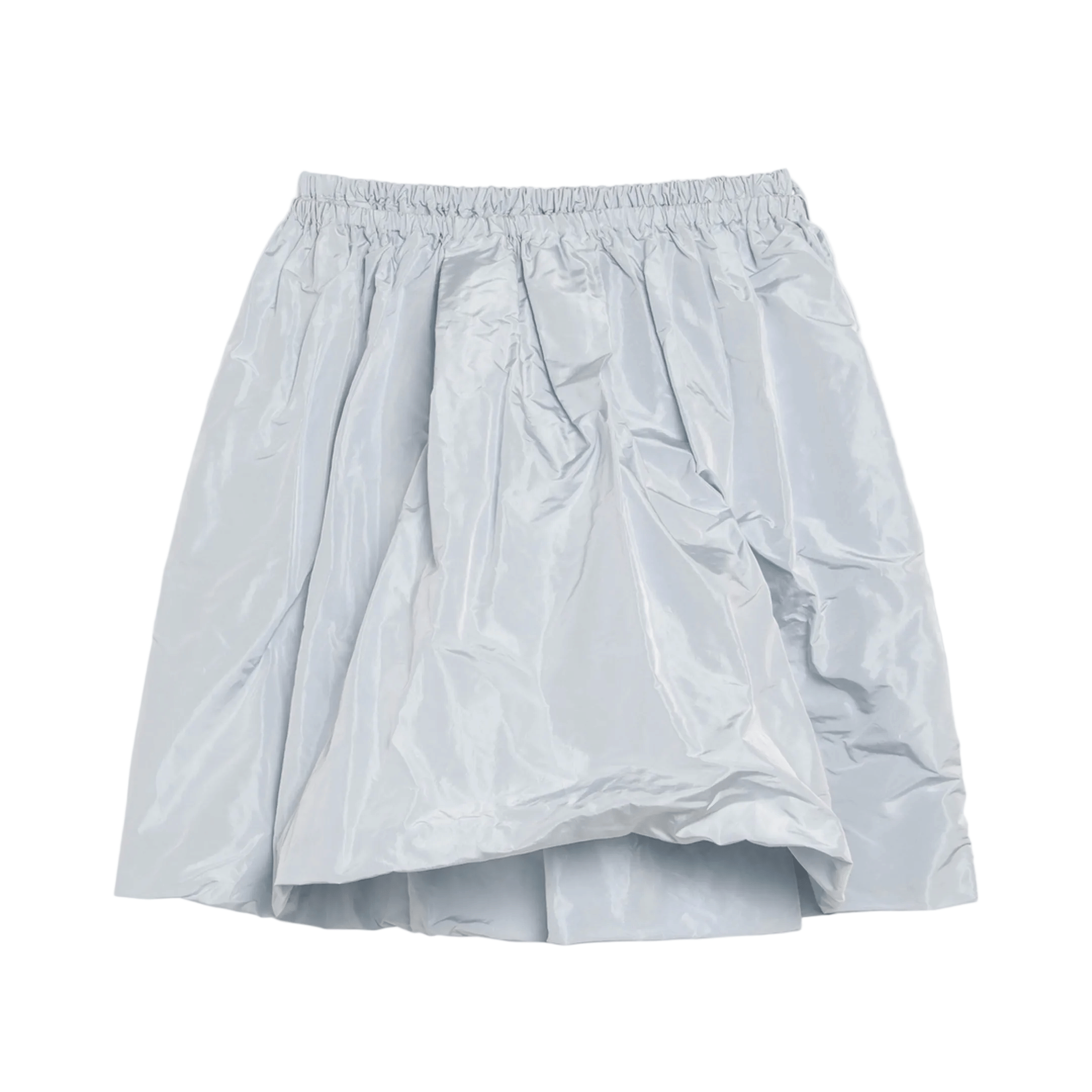 Light Grey Technical Taffeta Skirt