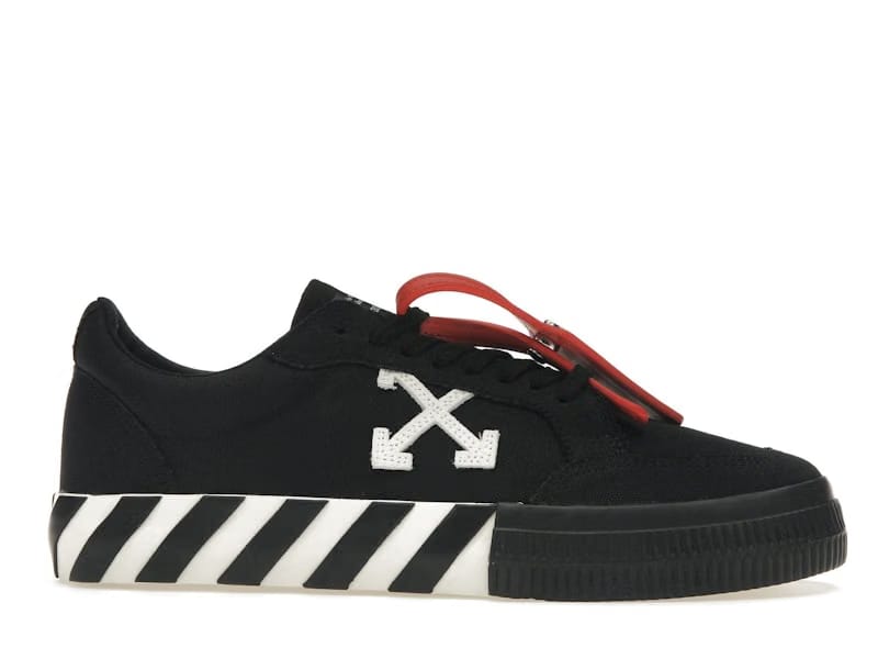 OFF-WHITE Vulcanized Low Canvas Black White