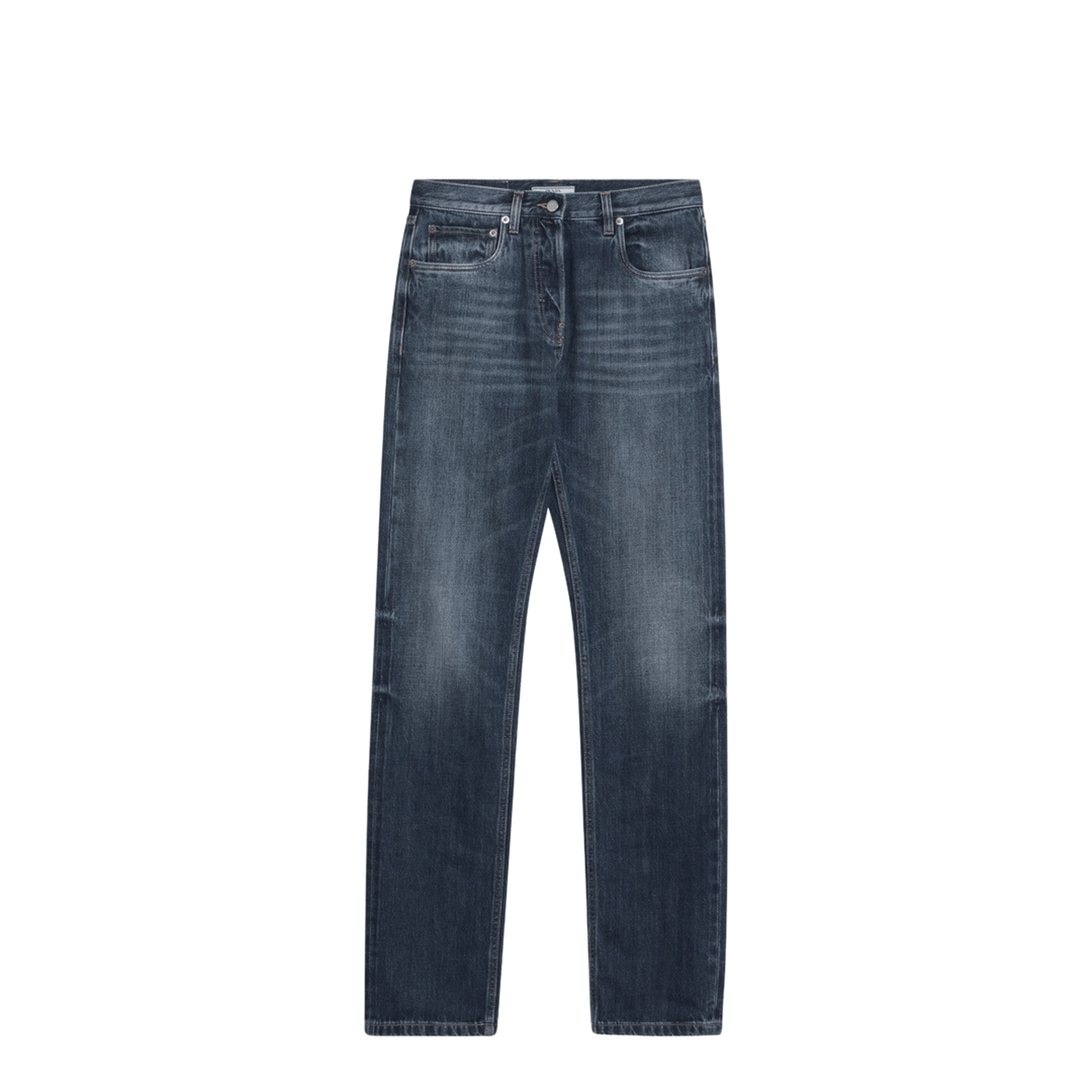 Blue Washed-Out Jeans