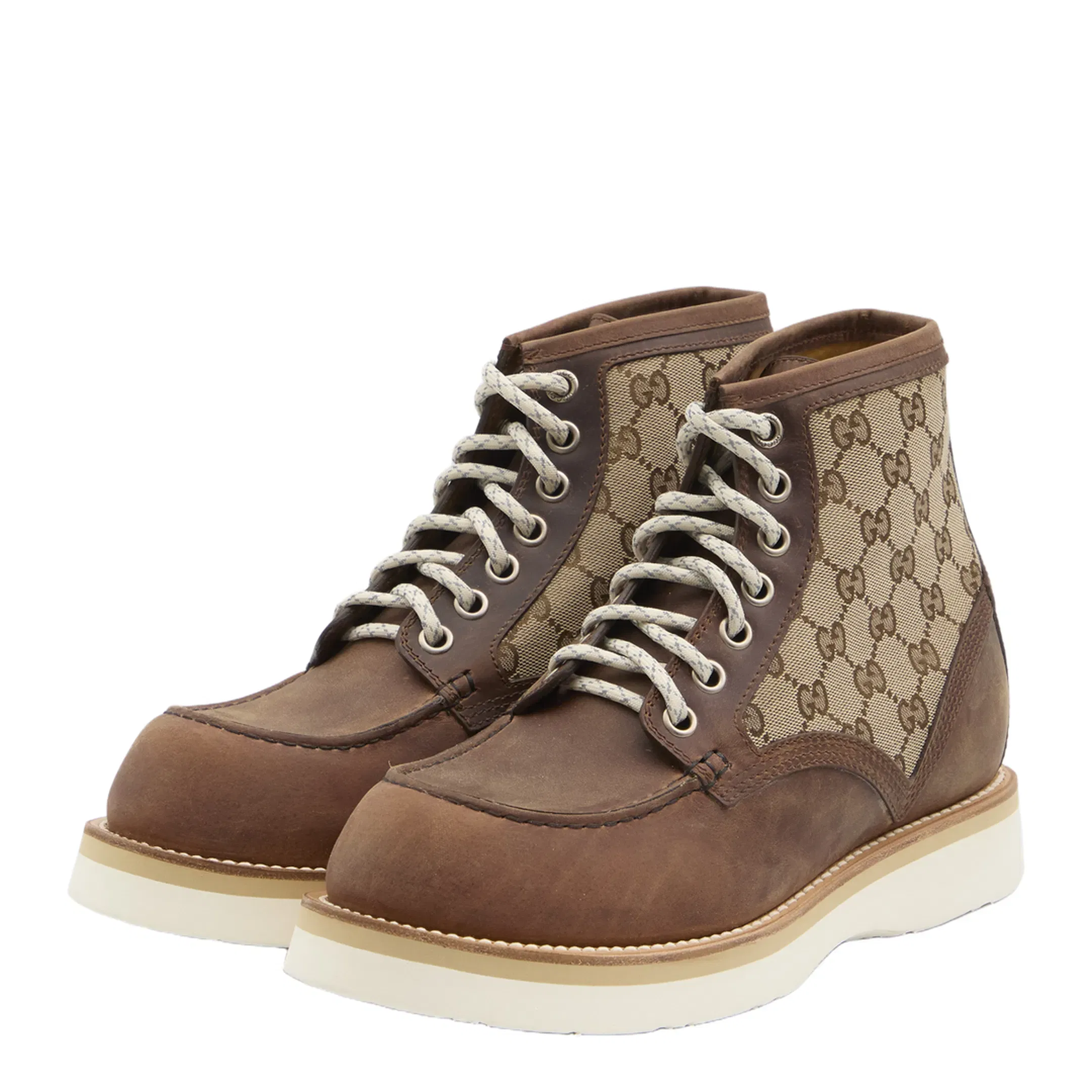 Laced Ankle Boot with Insert