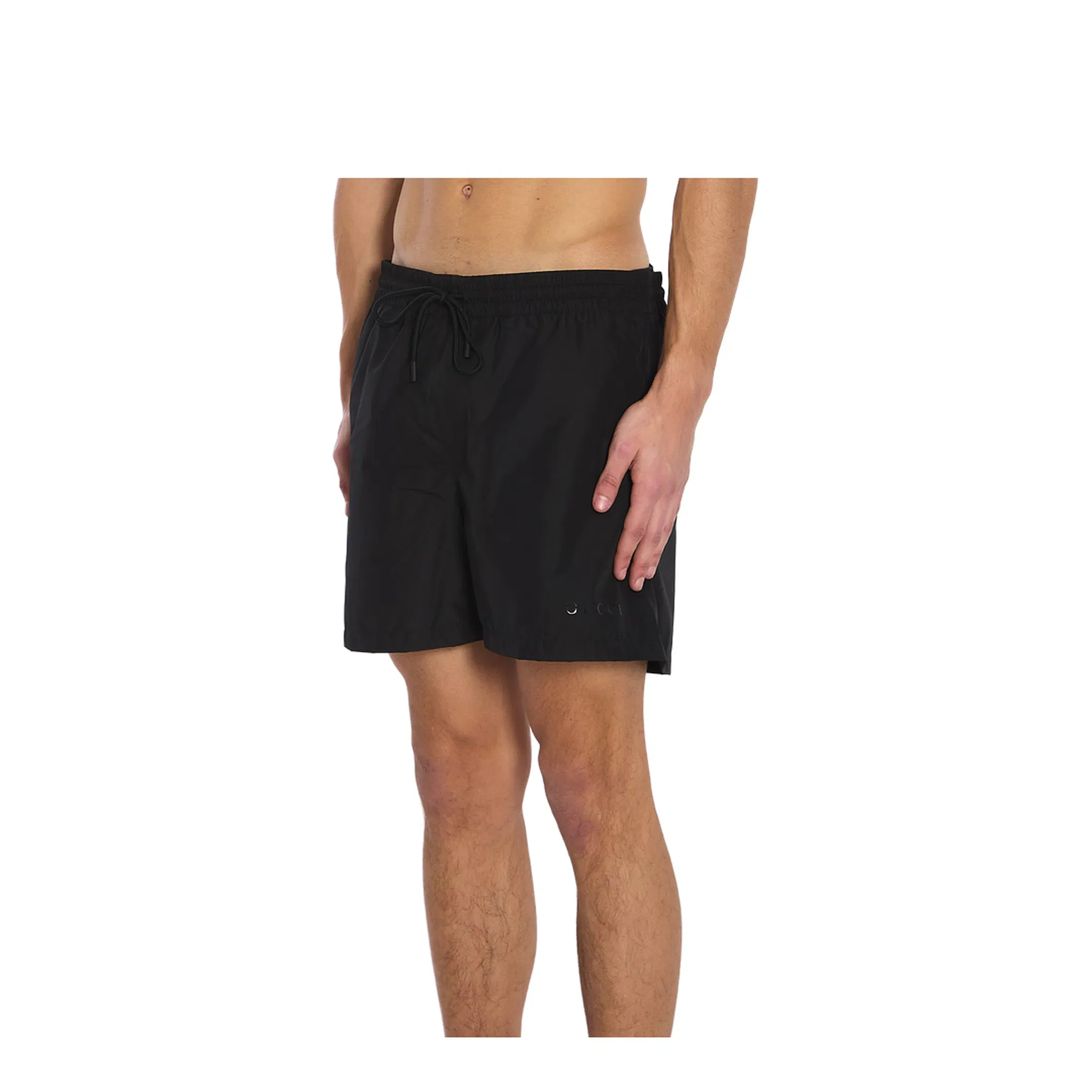 Swimsuit in technical poplin