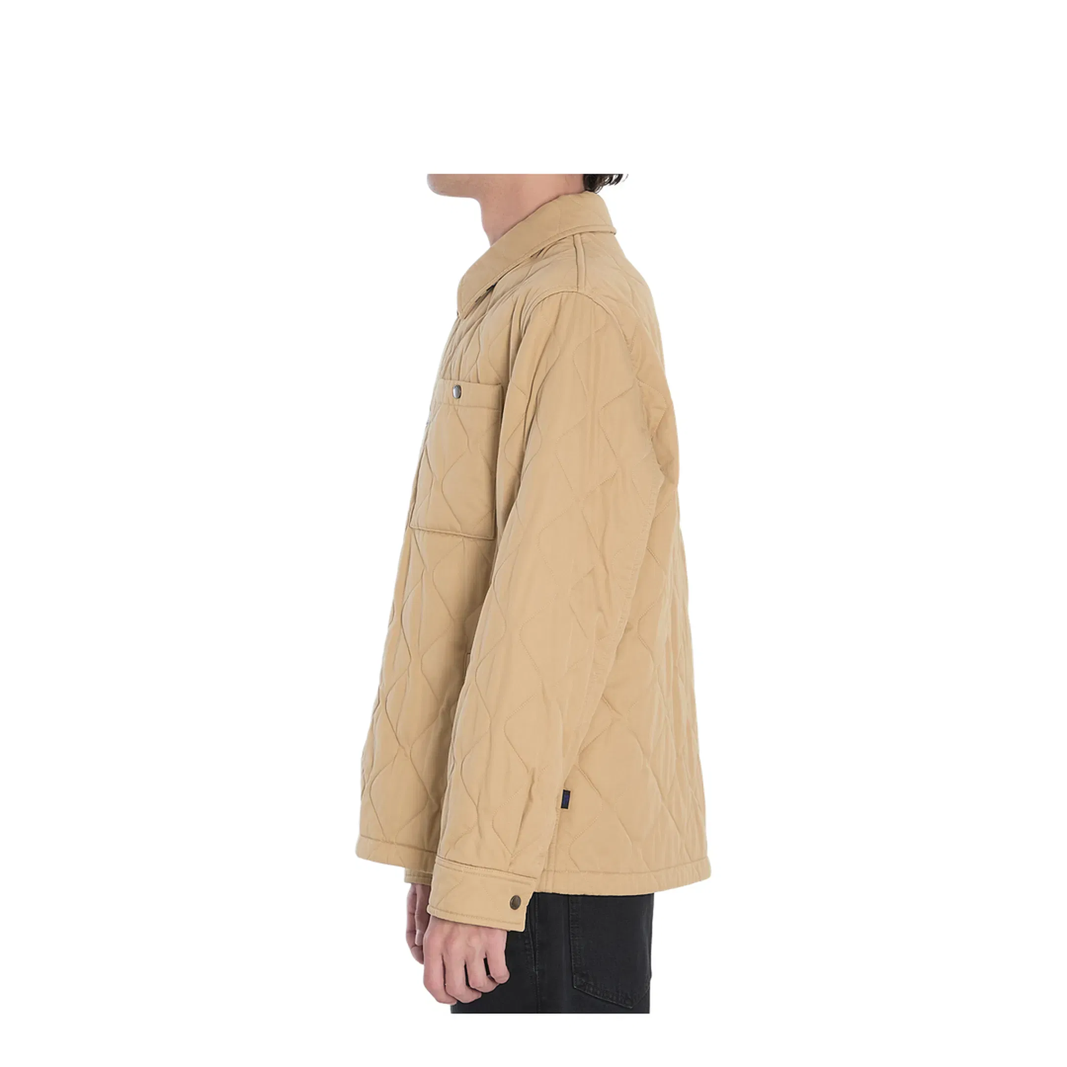 Quilted Gabardine Overshirt