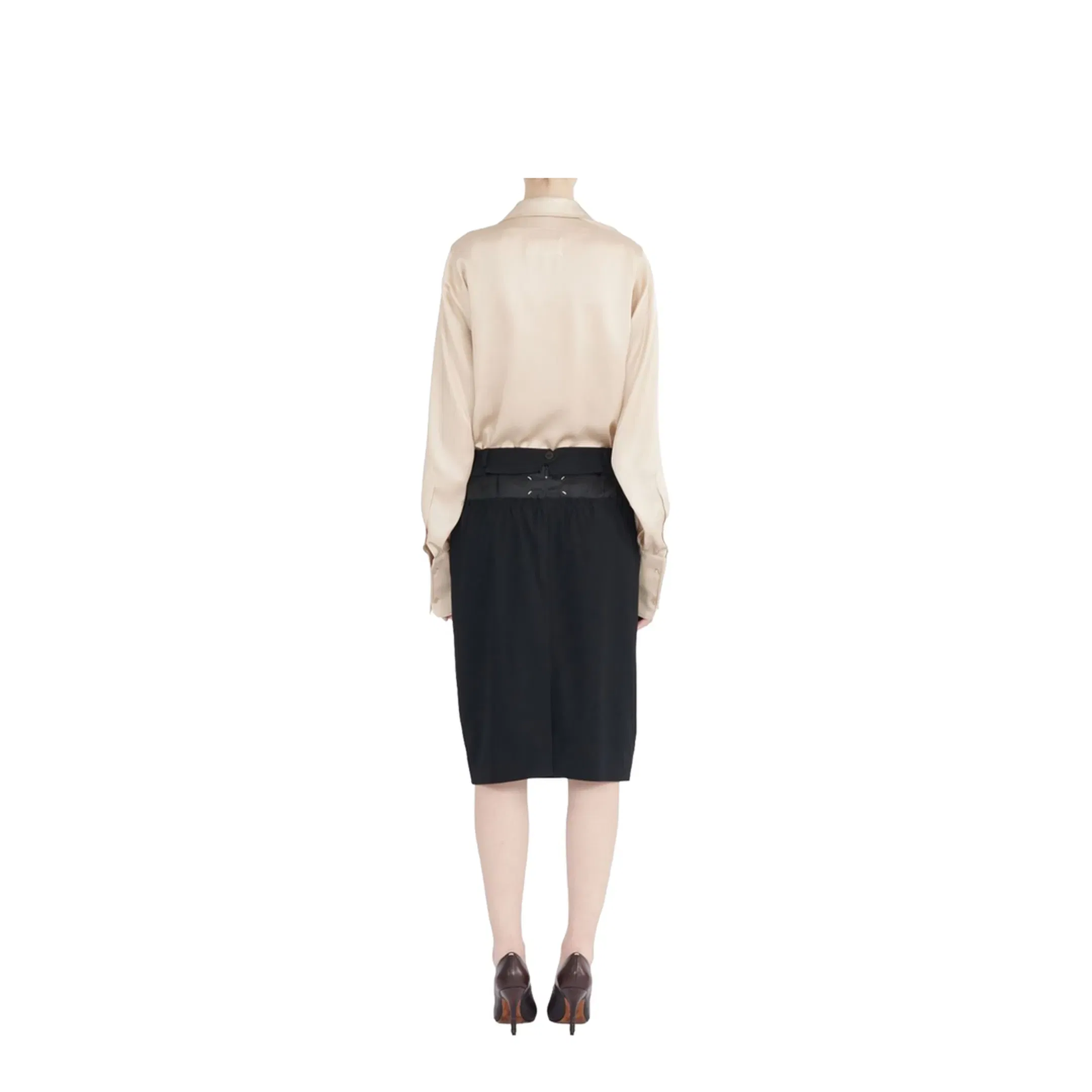 Four Stitches Midi Skirt