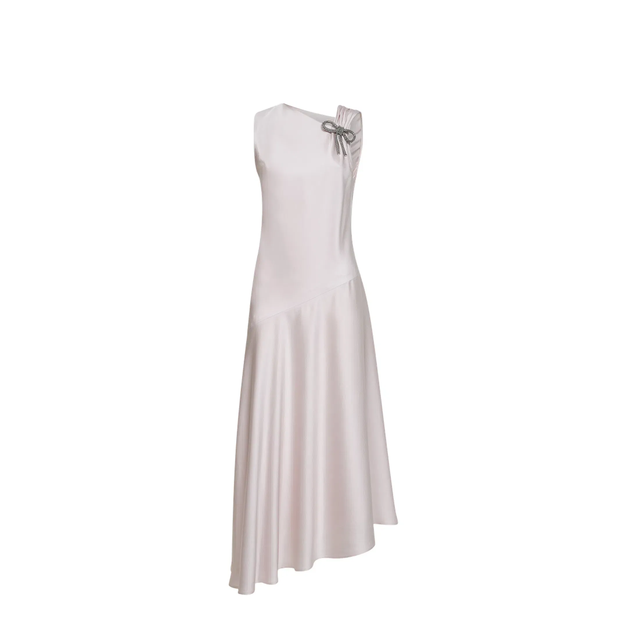 Asymetric Dress with Diagonal Cut