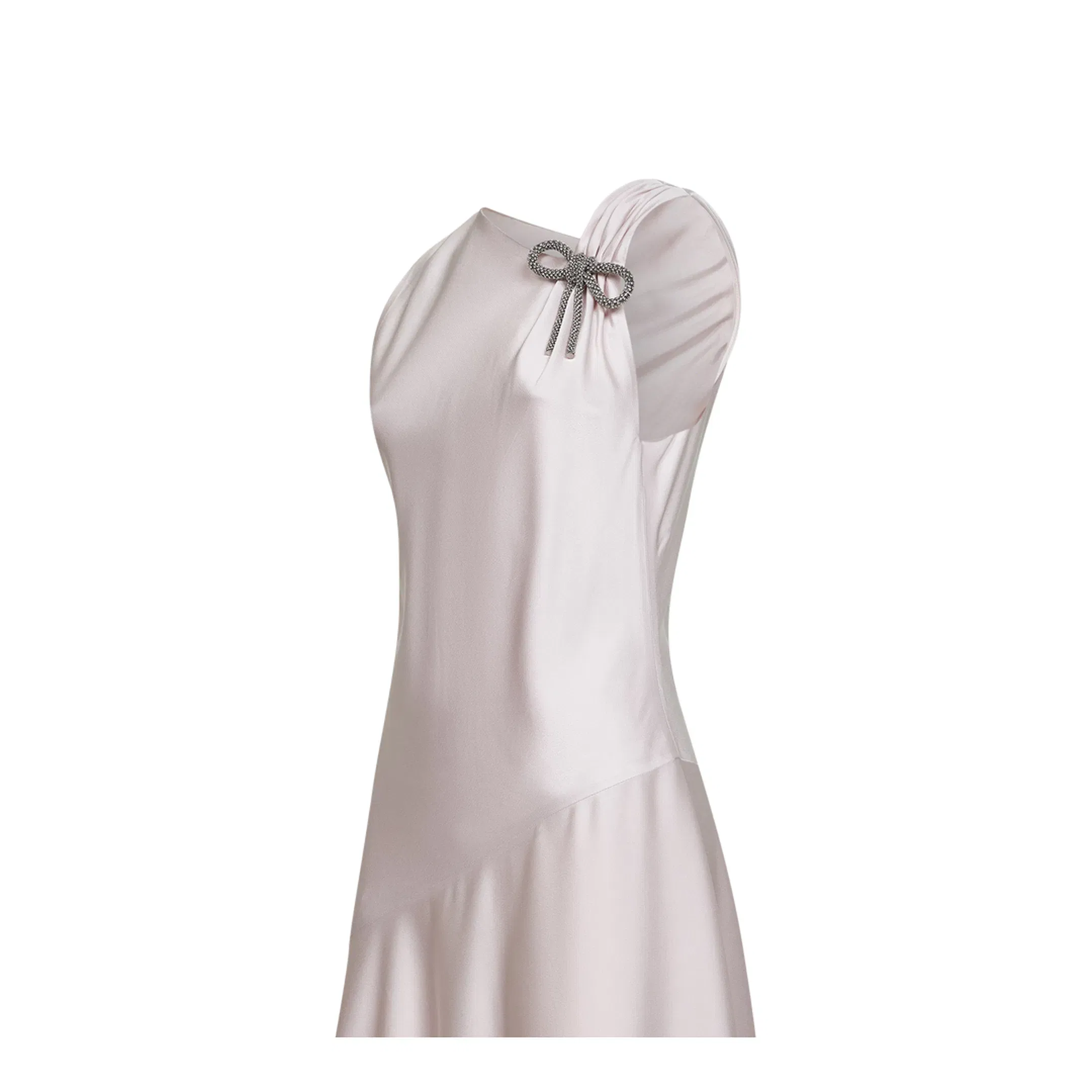 Asymetric Dress with Diagonal Cut