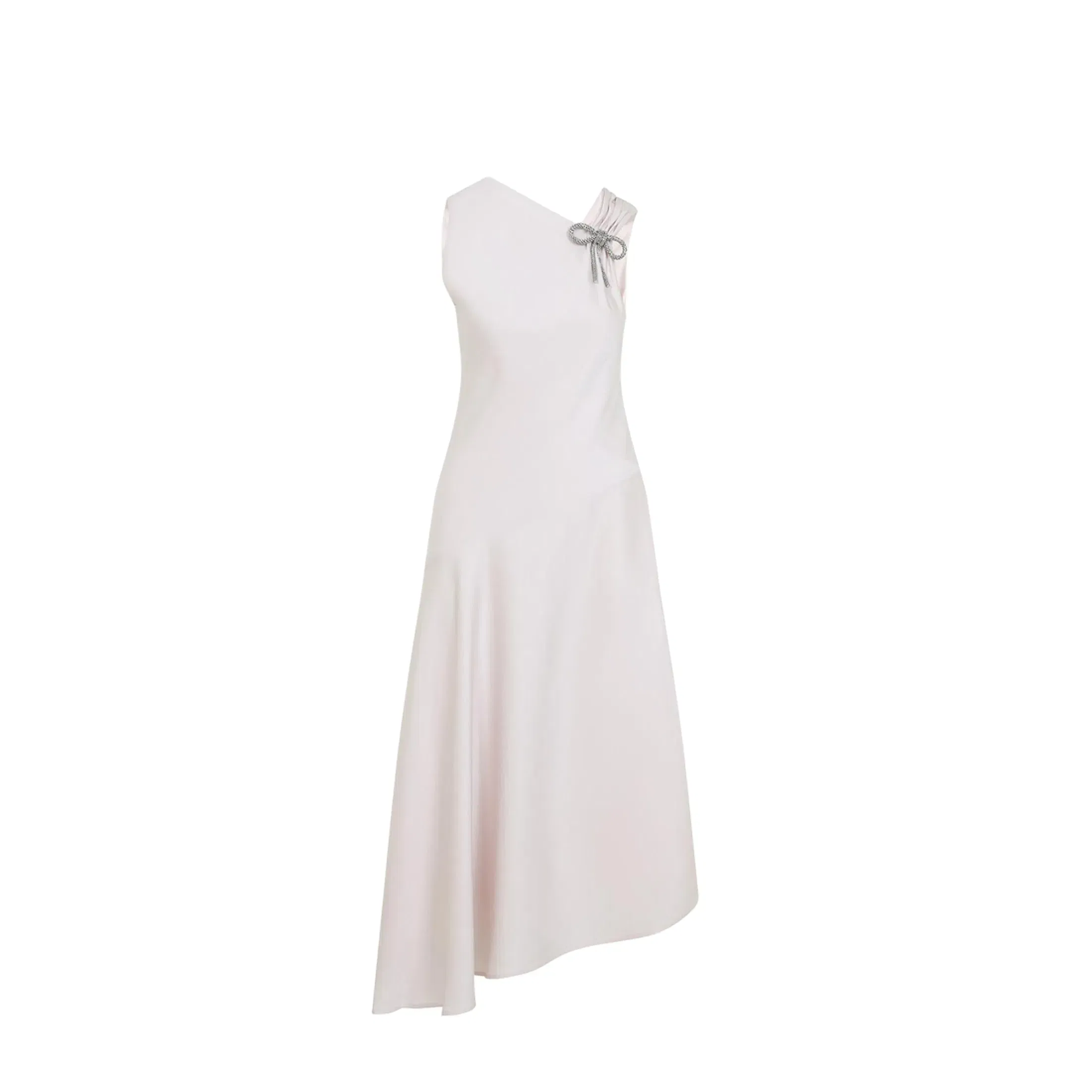 Asymetric Dress with Diagonal Cut