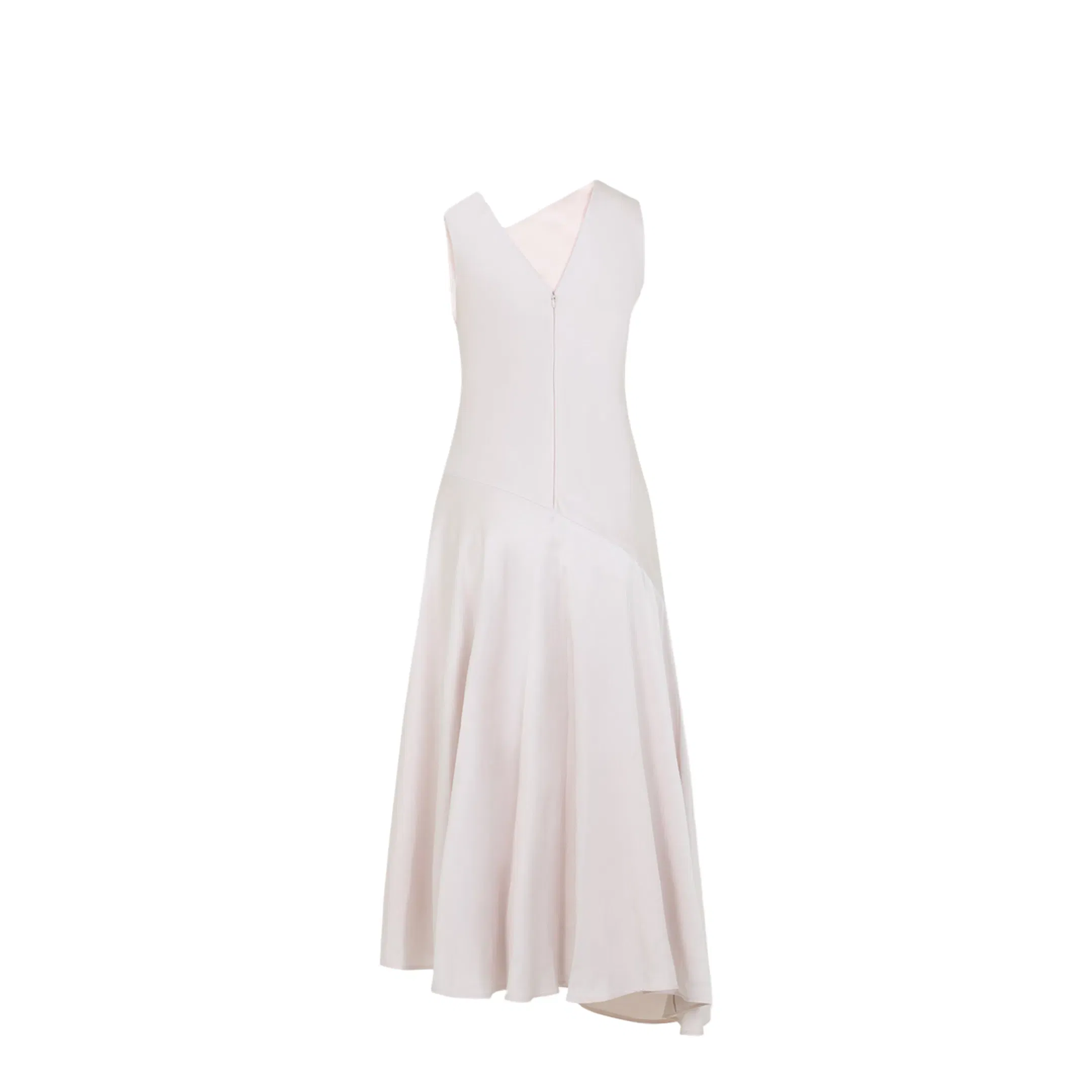 Asymetric Dress with Diagonal Cut