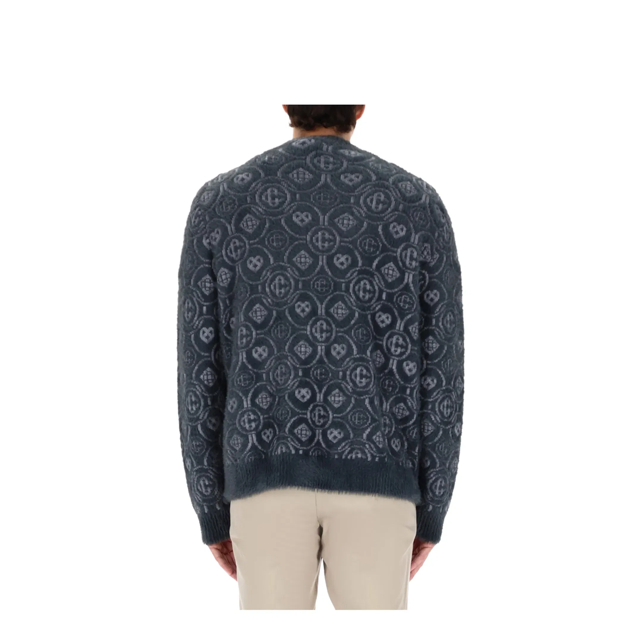 Monogram Fluffy Cardigan