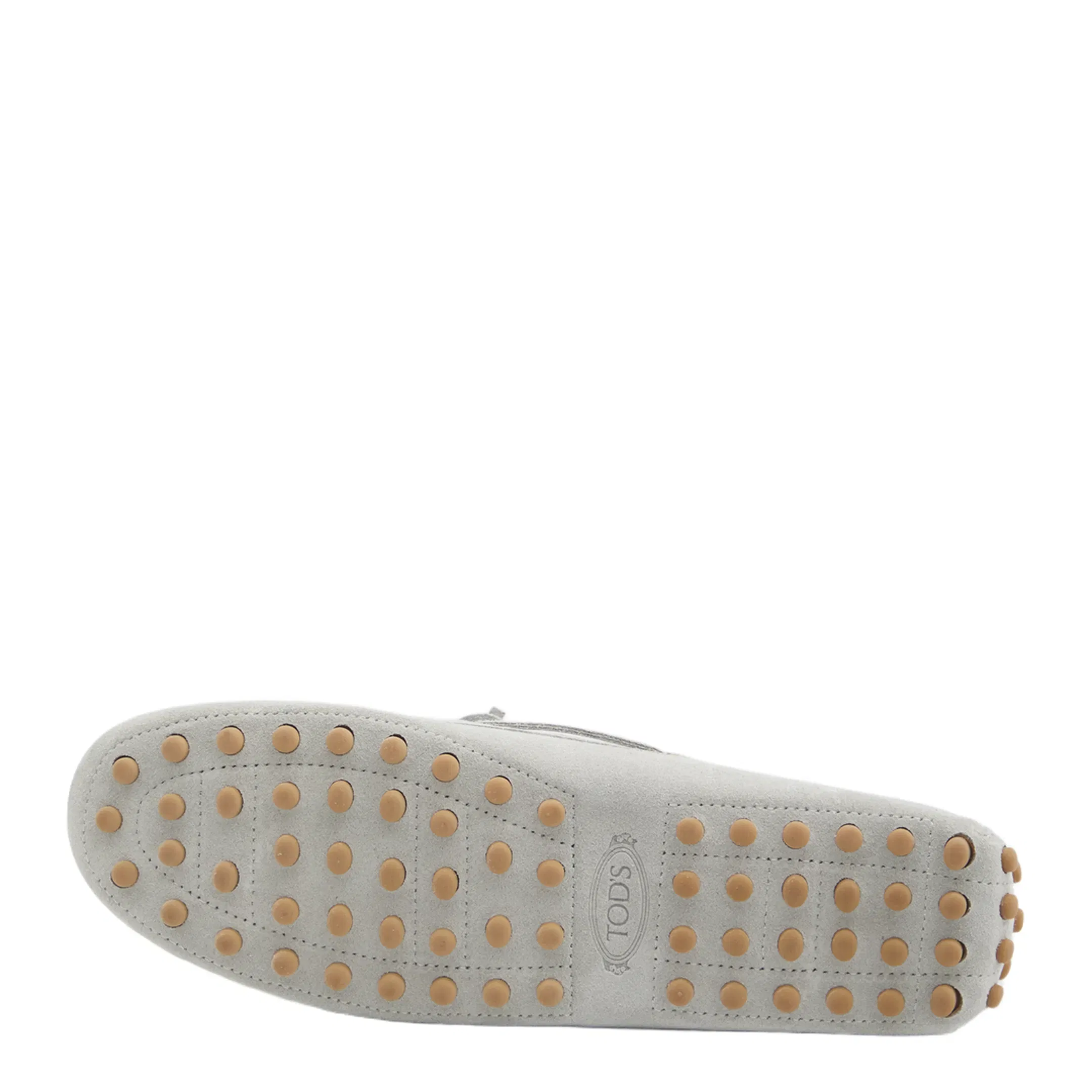 Light Blue Loafers With Almond Toe And Laces