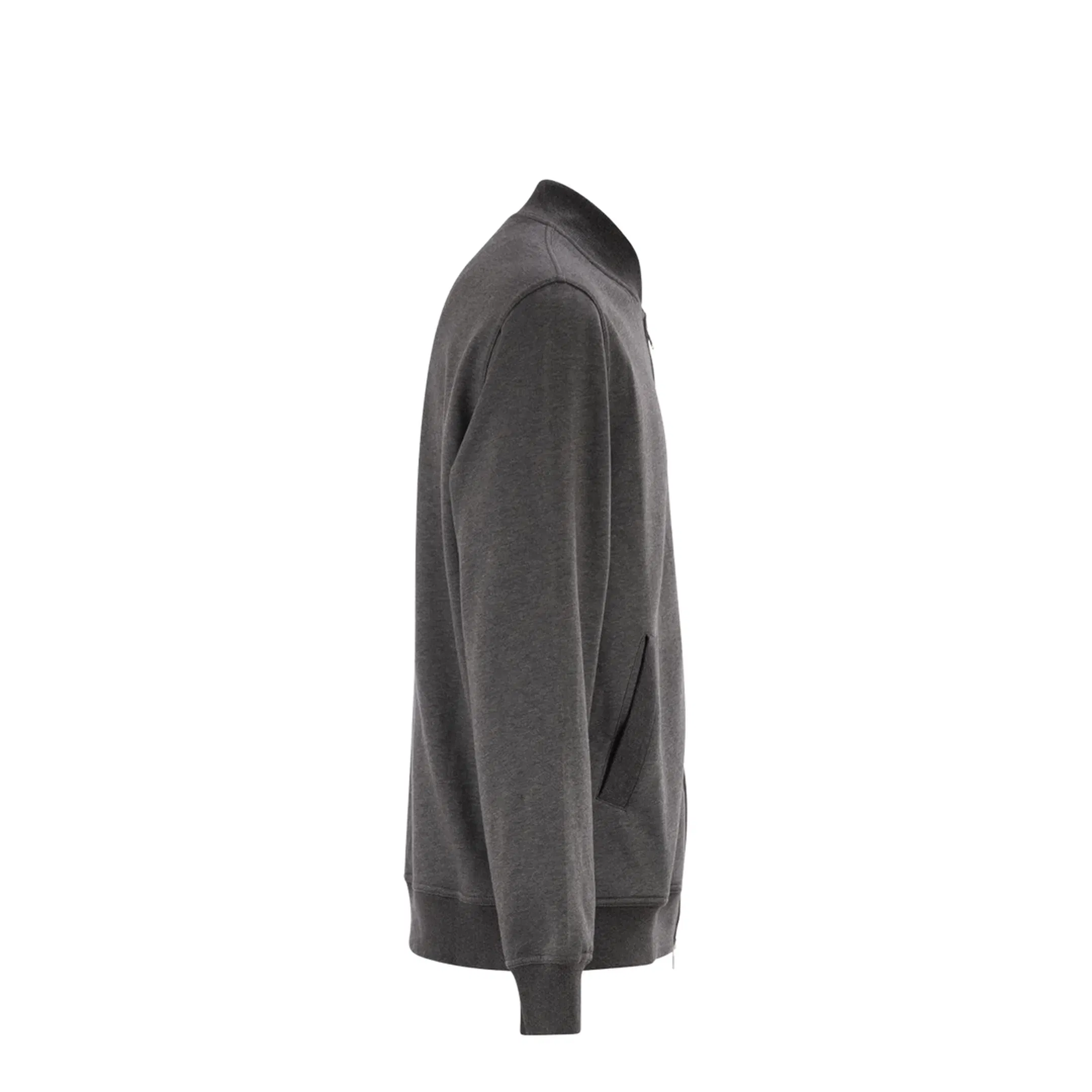 Techno Cotton Fleece Topwear with Zip