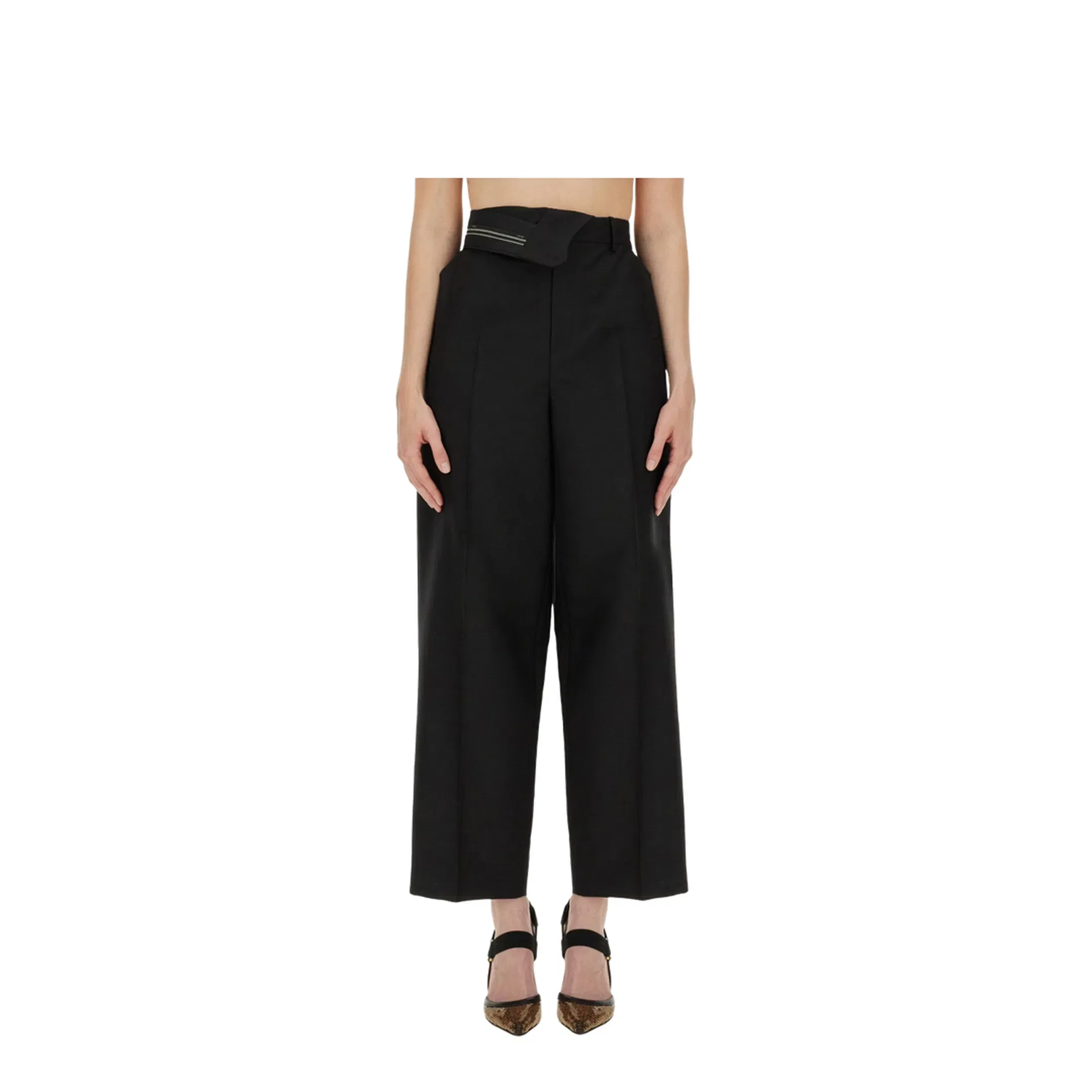 Pants with Asymmetrical Waist