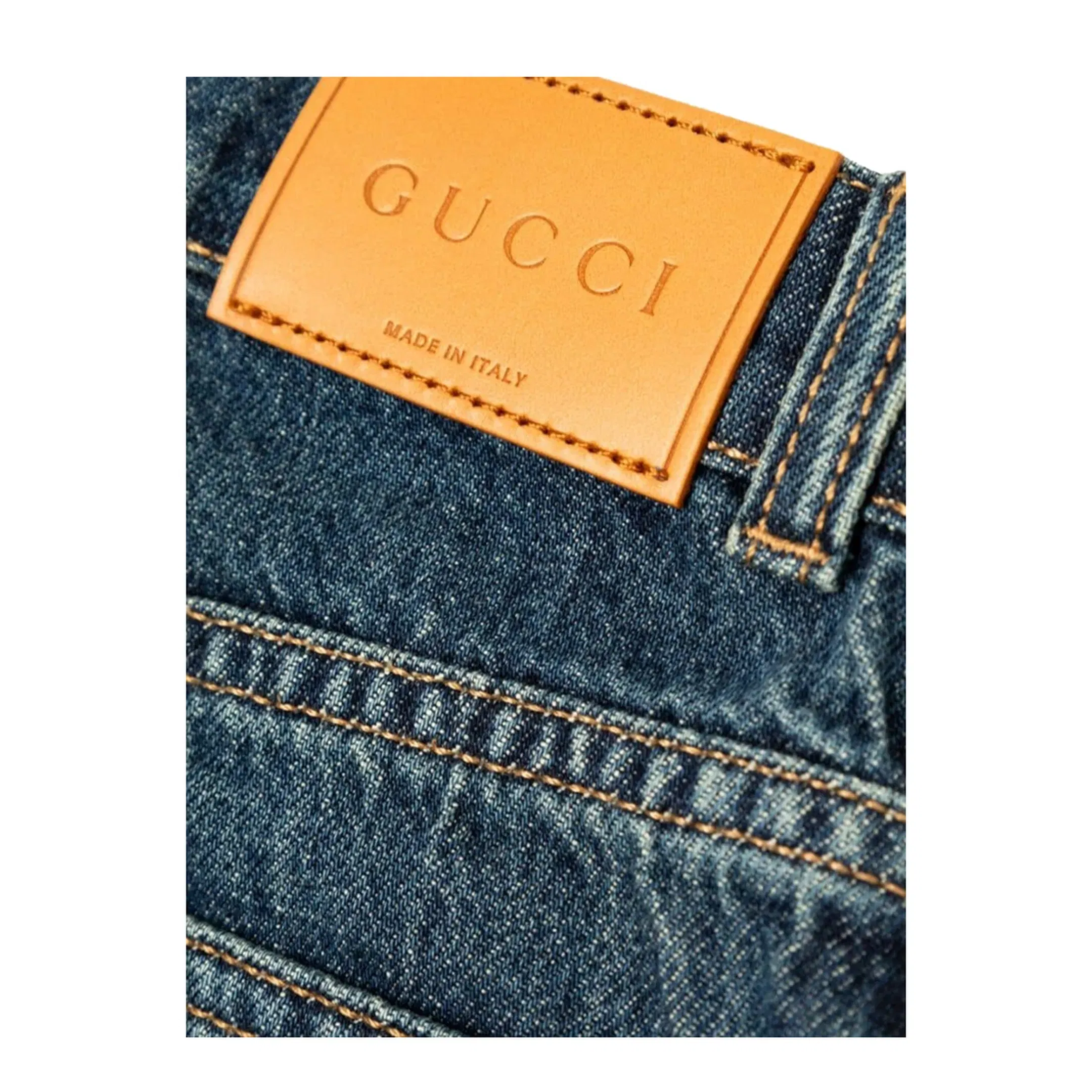 Ju Pants Eco Washed Denim Dark Blue Mix
