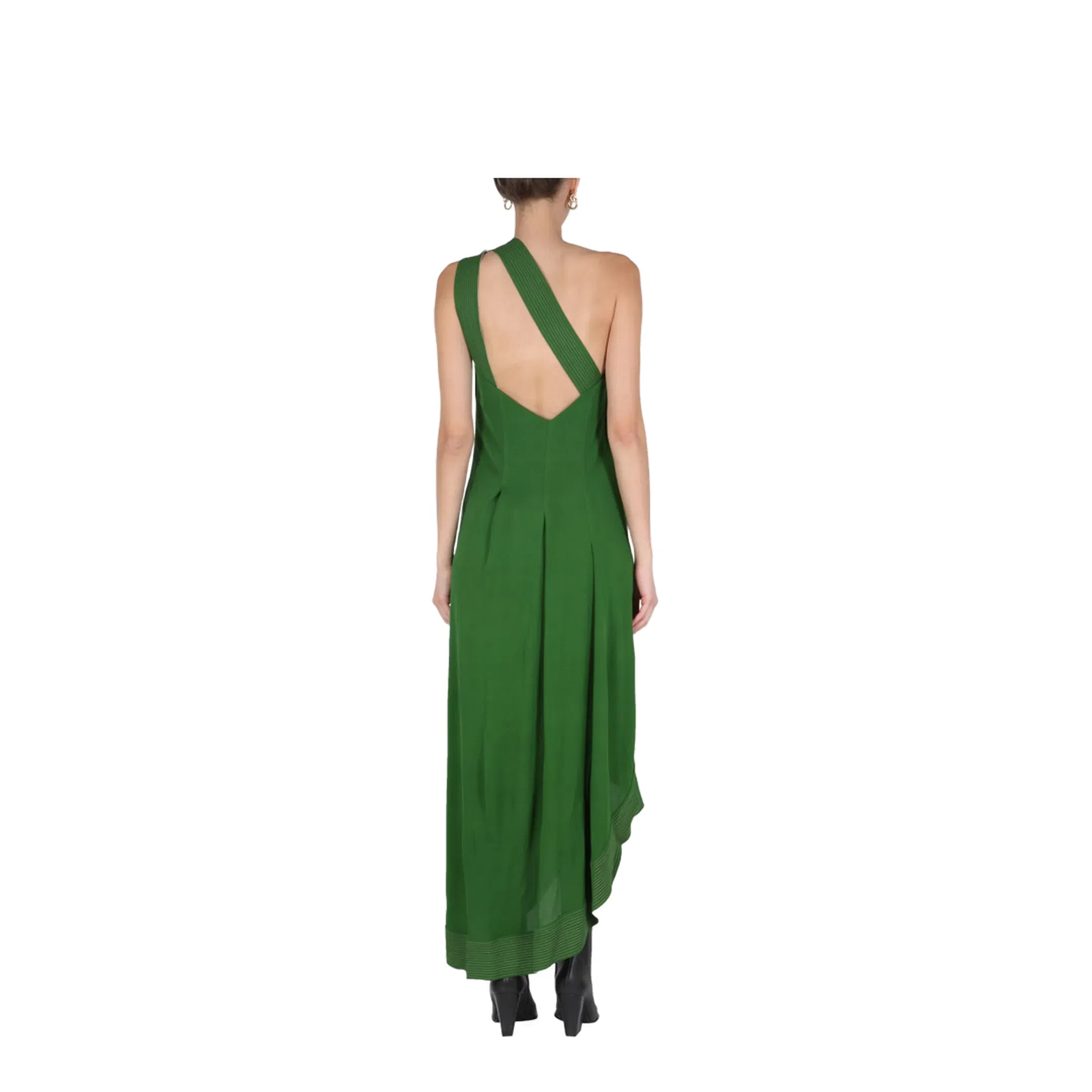 Dress with Contrasting Stitching