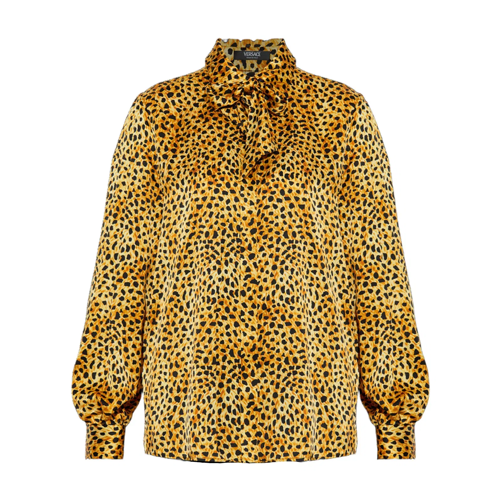 Women Shirt Cheetah Allover Print Medusa Motif