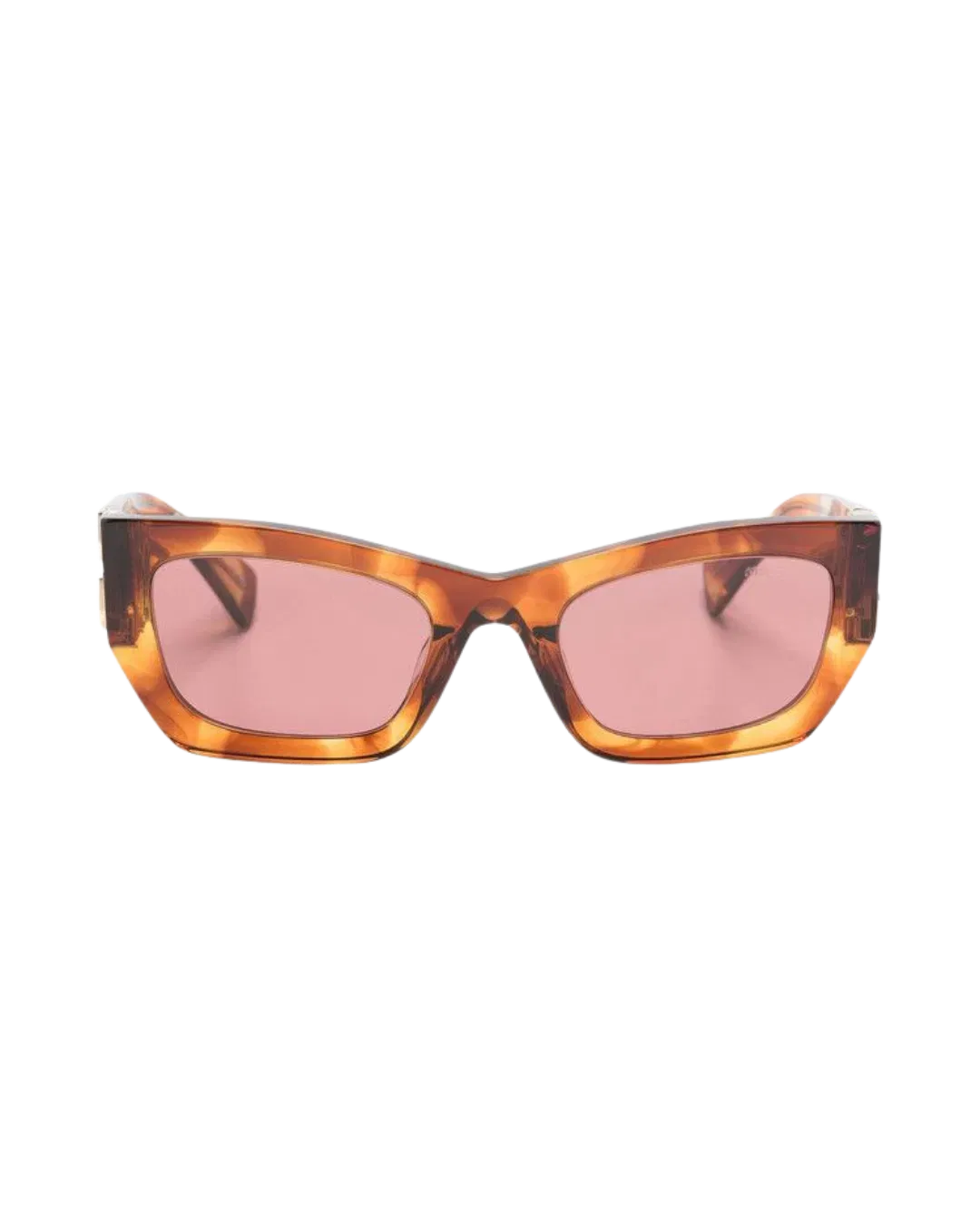 Miu Miu Rectangle Sunglasses Tobacco/Violet (0MU 09WS 11Q08S)
