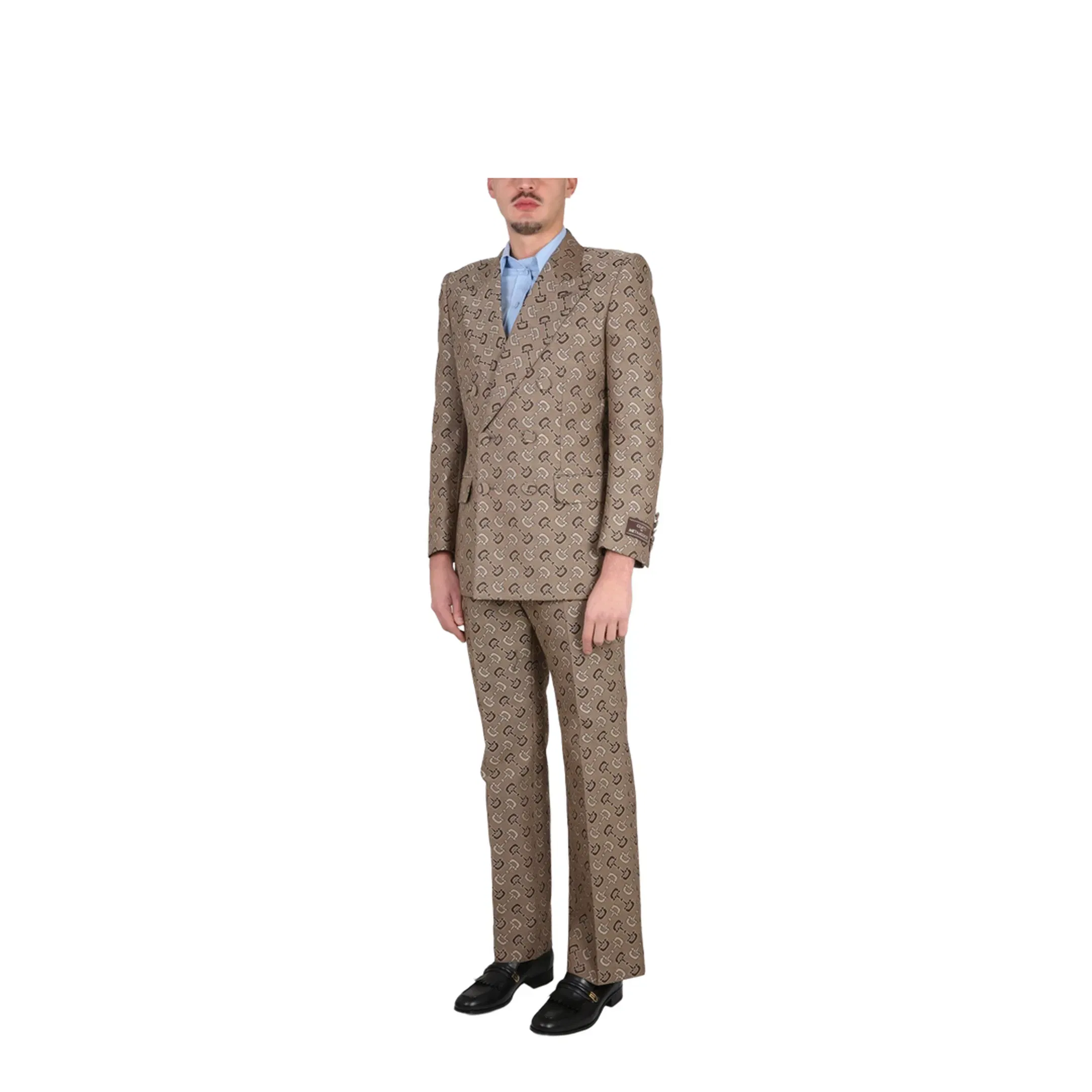 Maxi Clamp Pattern Cotton Jacket