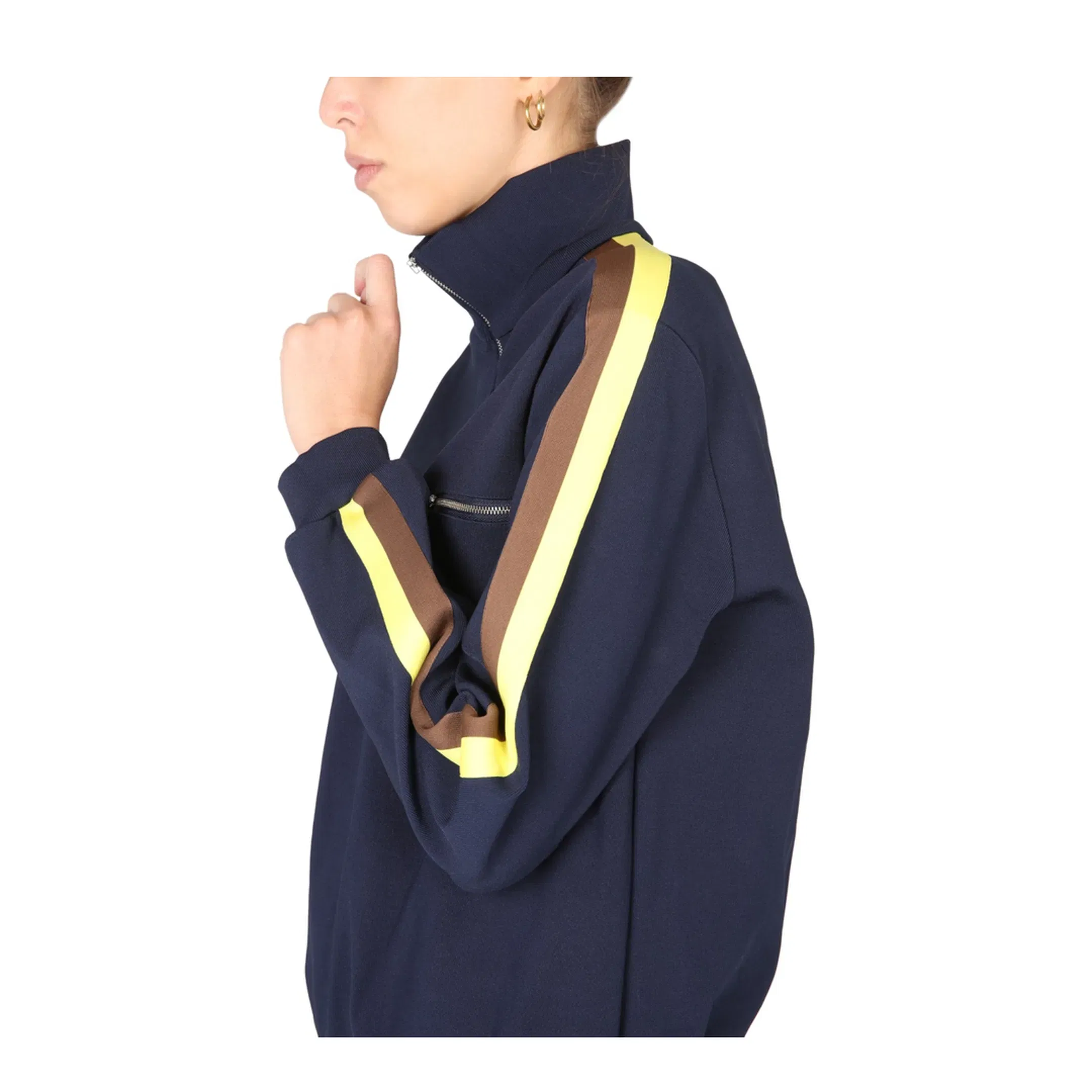Sweatshirt With Front Zipper