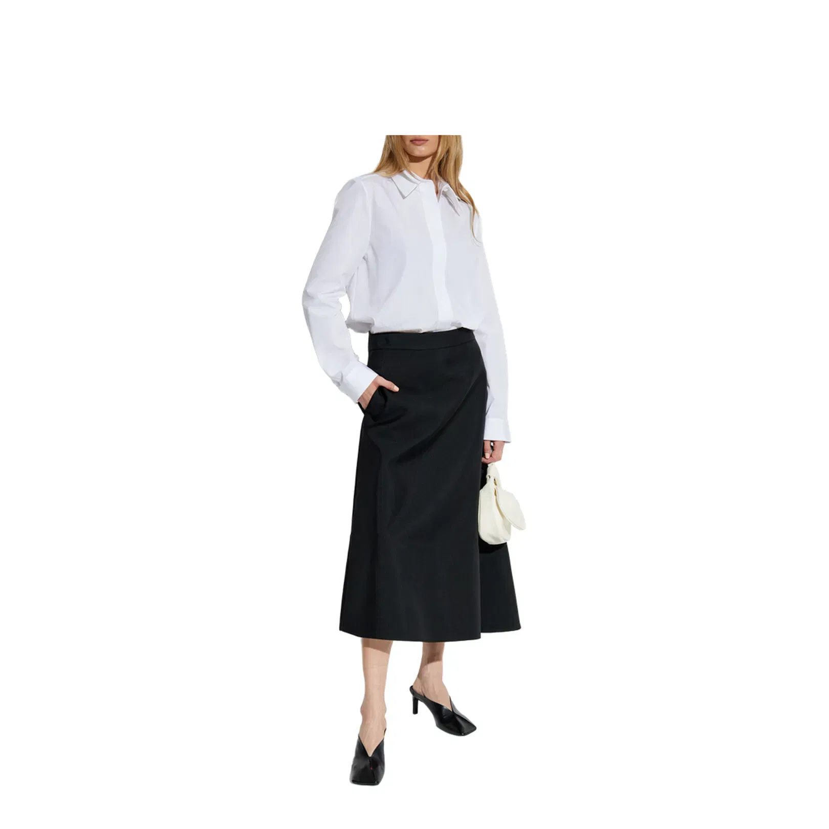 Shirt with concealed placket