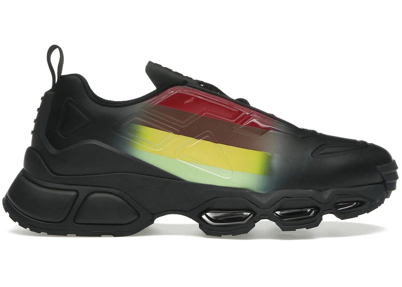 Prada Collision Cross Sneaker Black Apple Green