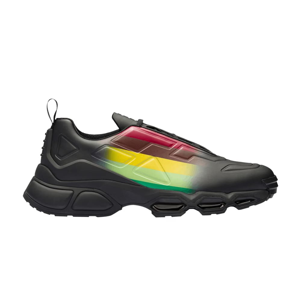Prada Collision Cross Sneaker Black Apple Green