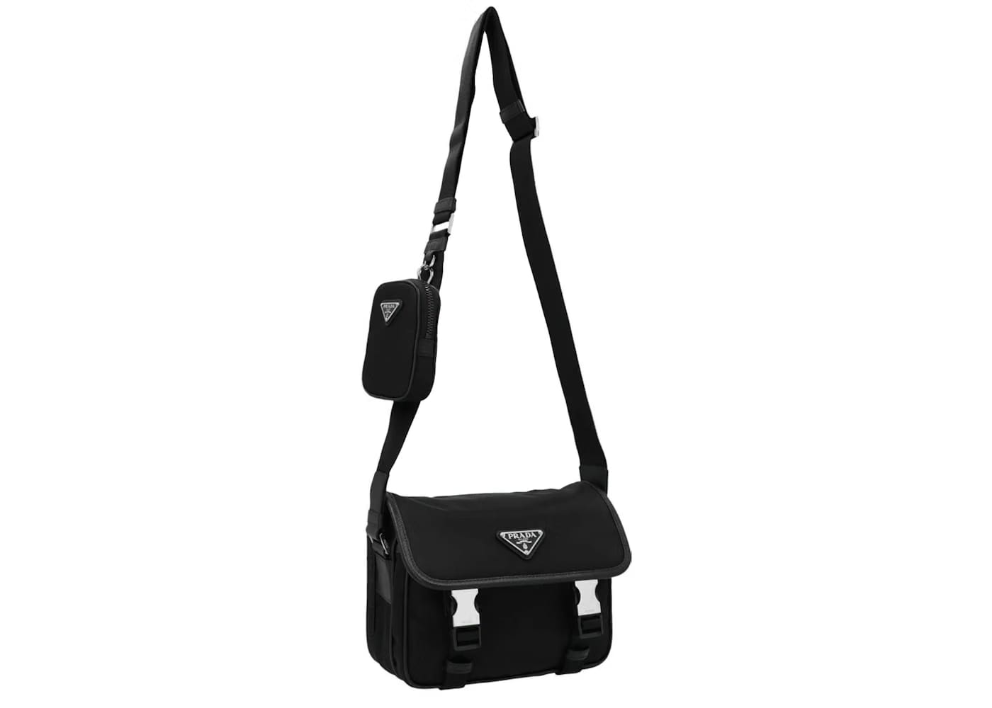 Prada Re-Nylon Shoulder Bag Black