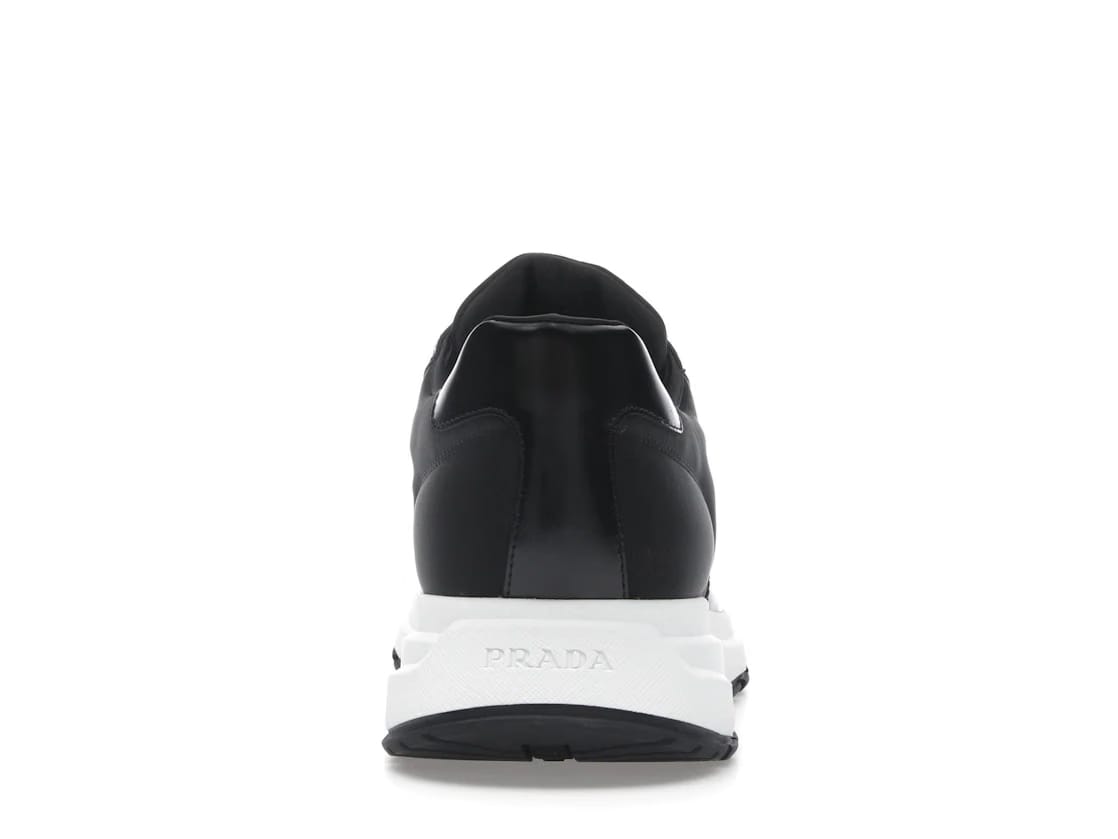 Prada PRAX 01 Sneakers Re-Nylon Brushed Leather Black White