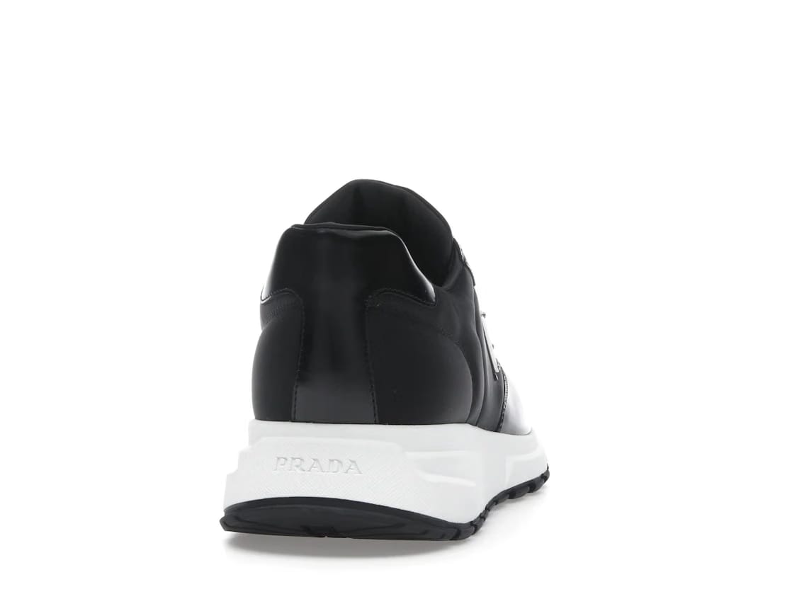 Prada PRAX 01 Sneakers Re-Nylon Brushed Leather Black White